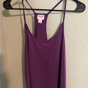 Mossimo Supply Co. Women's Rich Purple Crop Tank